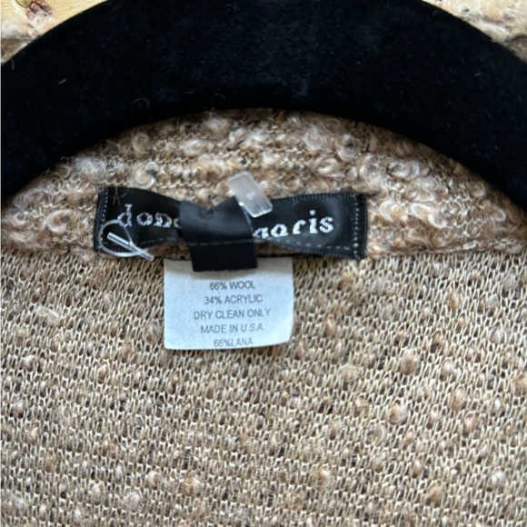 Boucle cardigan coat in Camel M - Picture 4 of 5